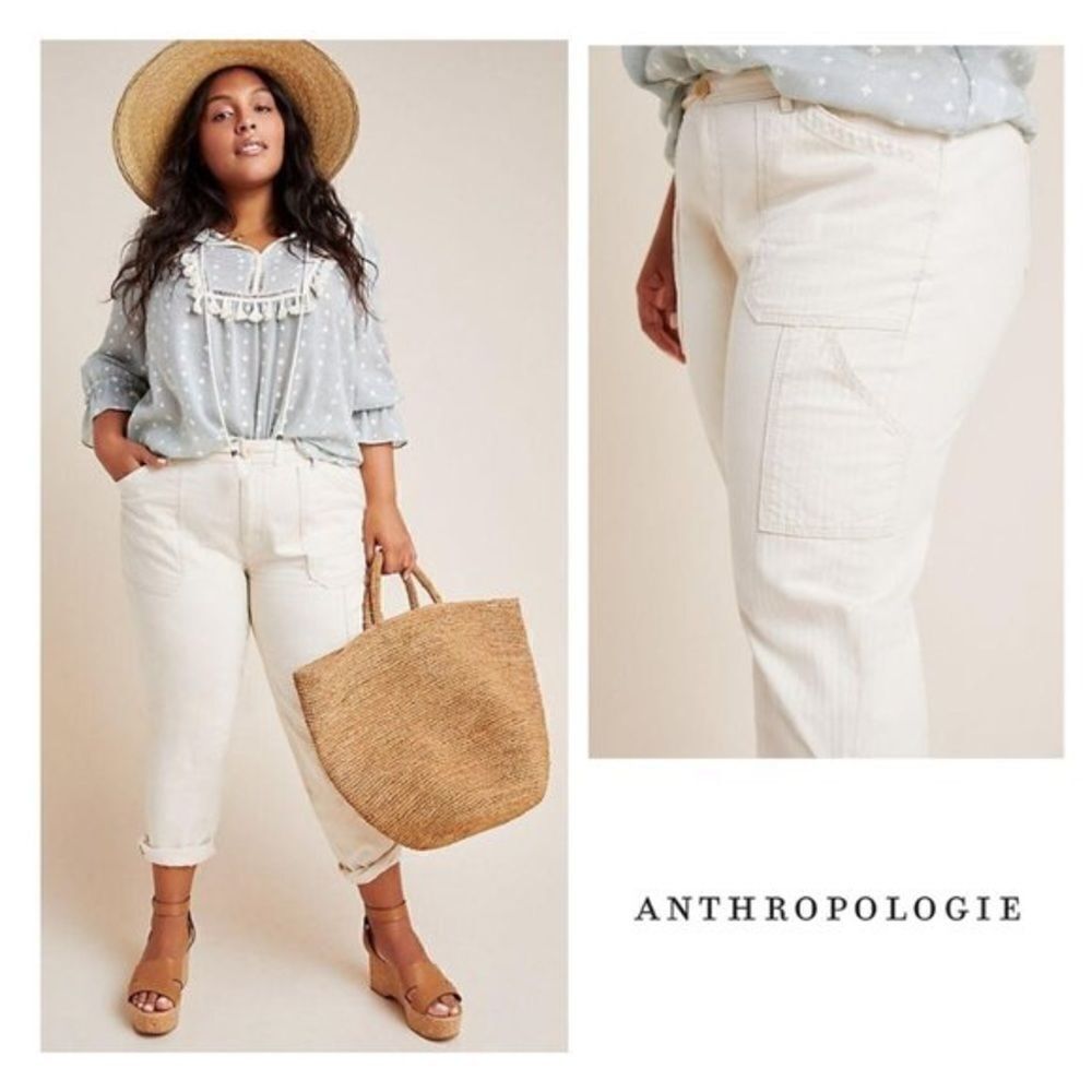 Anthropologie “Herringbone Carpenter” Pants